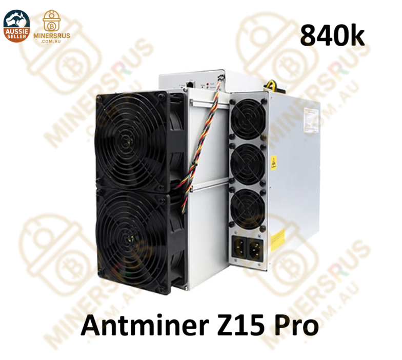 Antminer Z15 Pro 840kSol/s@2780W Zcash Miner