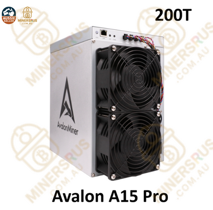 Avalon A15 Pro 200T@3760W Bitcoin Miner