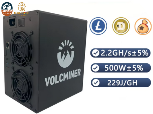 VolcMiner D1 Mini Doge&LTC Miner 2.2Gh/s@500W