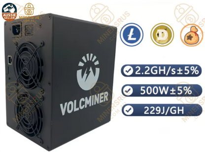 VolcMiner D1 Mini Doge&LTC Miner 2.2Gh/s@500W