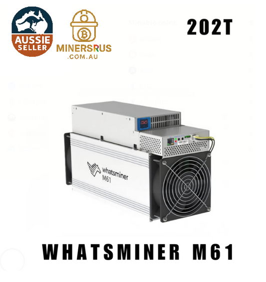 Whatsminer M61 202Th/s@4000w Bitcoin Miner