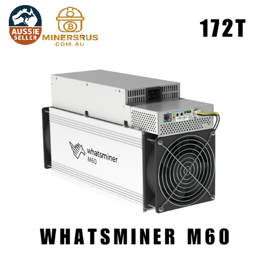 Whatsminer M60 172Th/s@3422w Bitcoin Miner