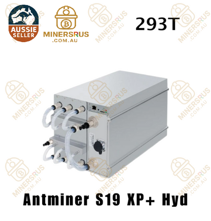 Antminer S19 XP+ Hyd 293Th/s@5540W Bitcoin Miner —— Price includes delivery and GST. No customs duties. Local warranty assistance.