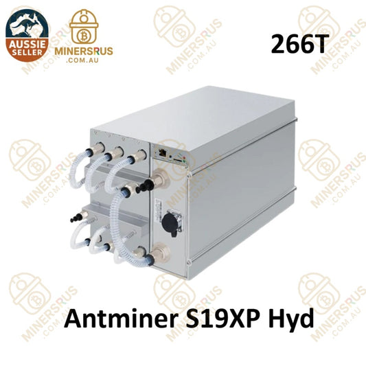 Antminer S19 XP+ Hyd 266Th/s@5301W BTC Bitcoin Miner Plus Radiator & Acc