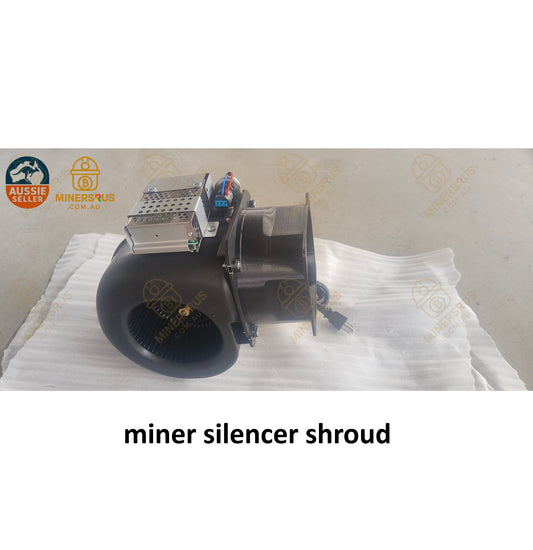 ASIC Miner Silencer Kit — Cuts Noise ≈20dB • Customised Shroud — Specify Model
