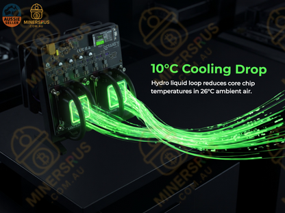 NerdMiner NerdOctaxe γ rev3.1 Hydro 12T/s@190W