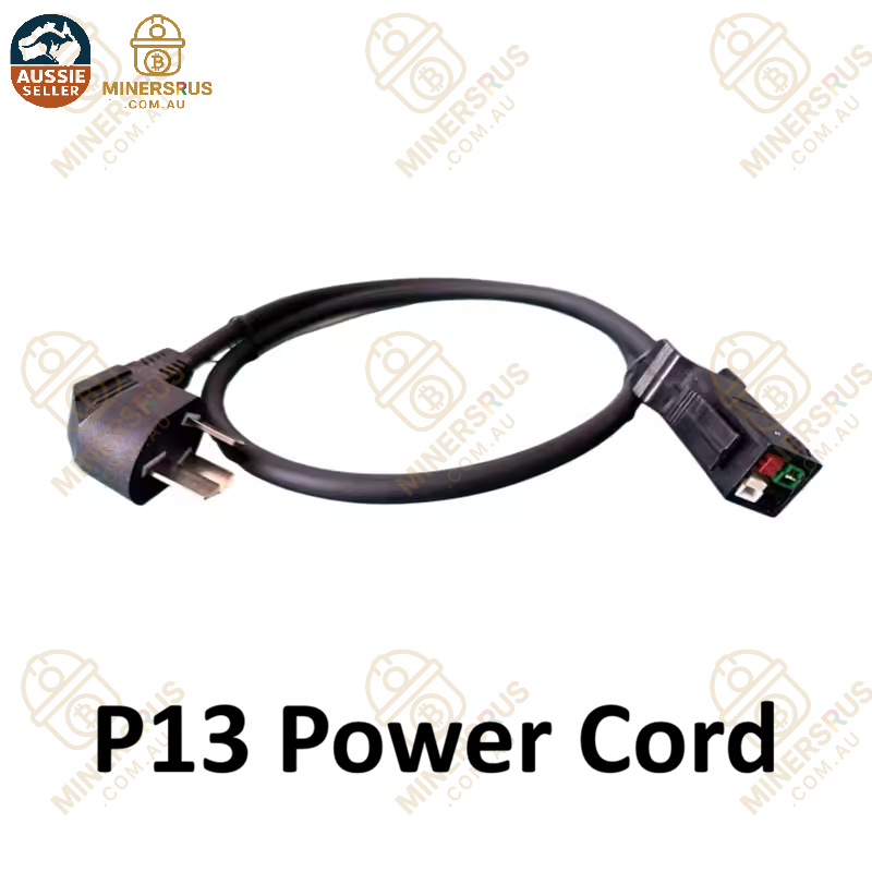 Wall to P13 Power Cord – 20A Heavy‑Duty Cable (1.5m) for ASIC Miners – Antminer S21 / L9 / KS5 / KS5 Pro Compatible