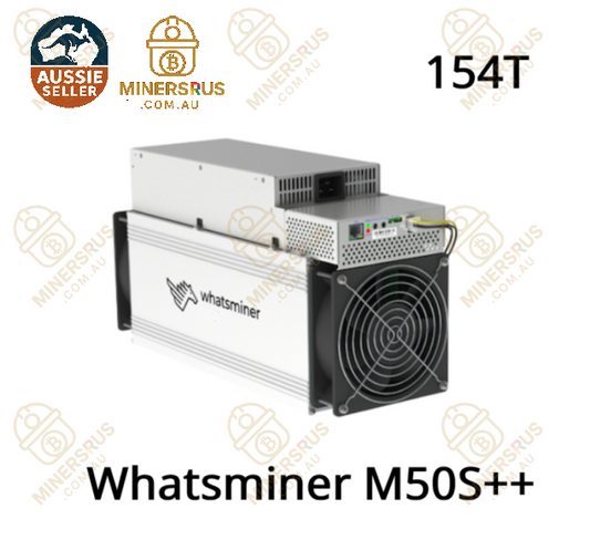 Whatsminer M50S++ 154Th/s@3388W Bitcoin Miner