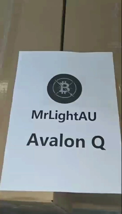 Canaan Avalon Q 90Th/s@1674w Quiet Bitcoin Miner